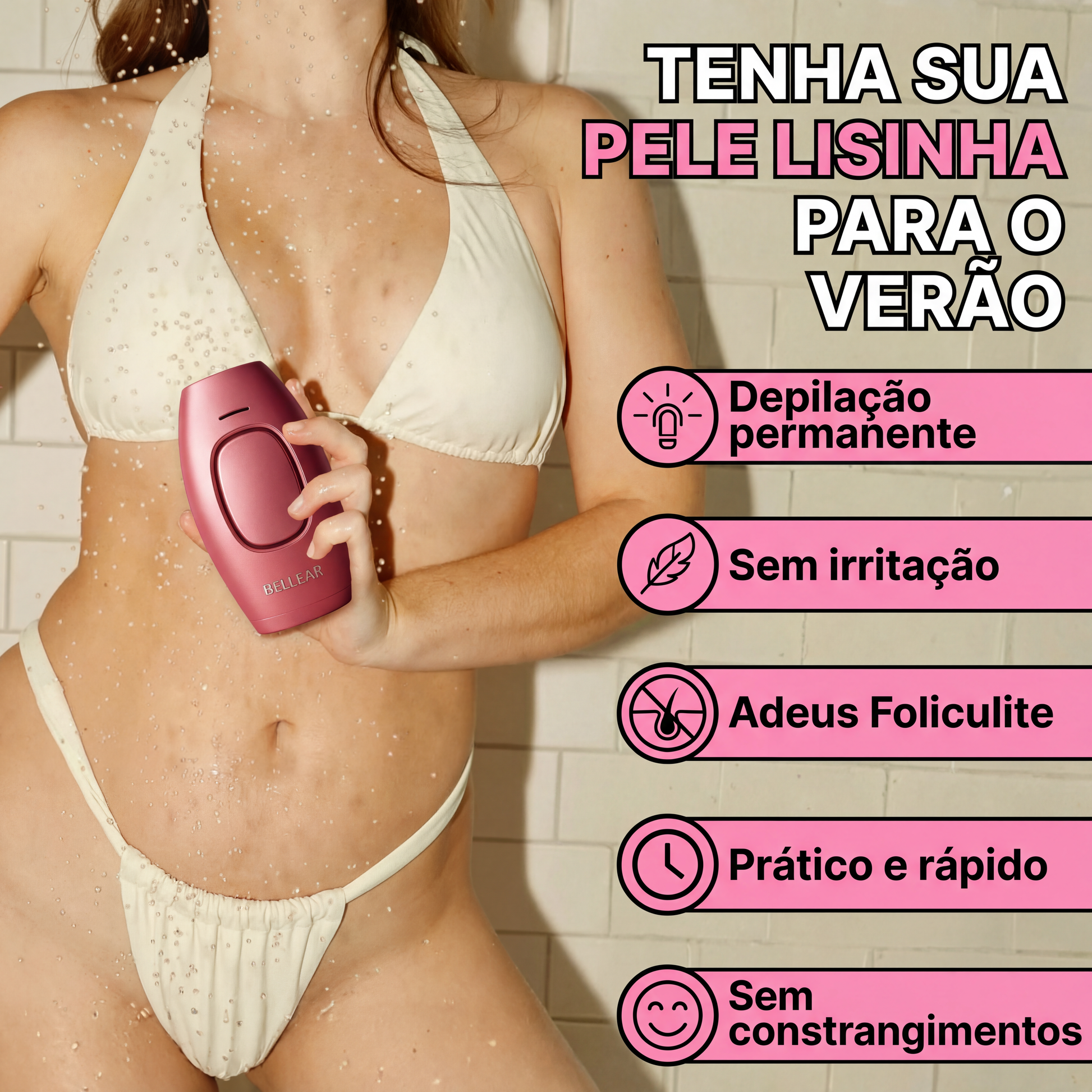 Depilador Profissional À Laser - Silk Pro