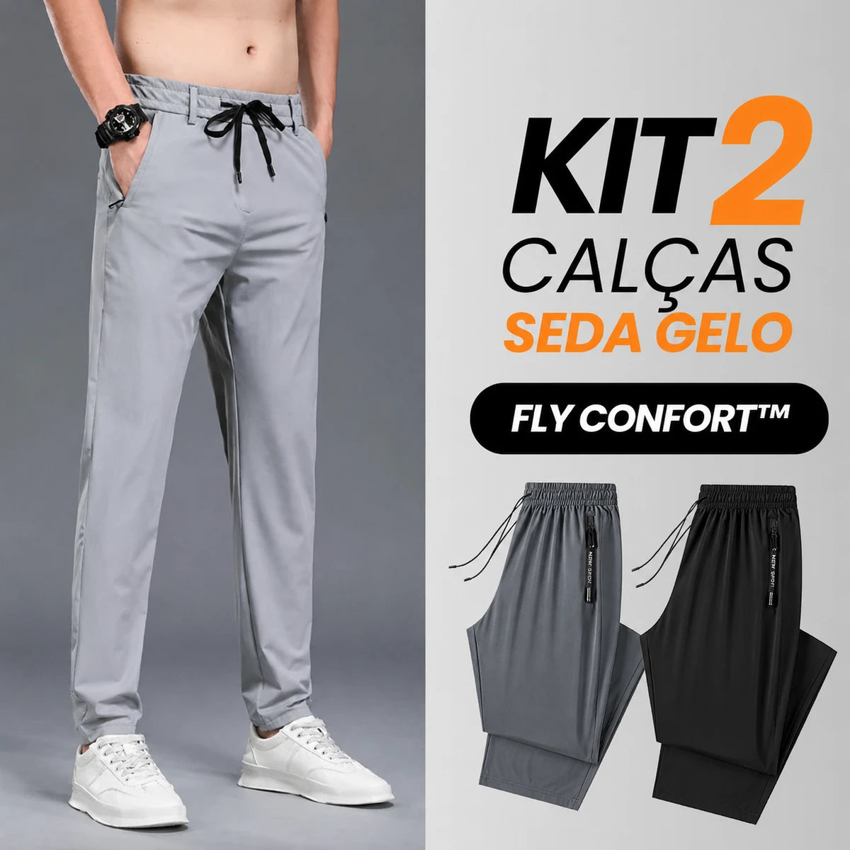 Calça Flex Comfort - Ultra Confortável - Pague 1 Leve 2