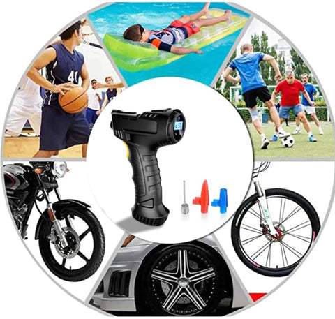 Calibrador de Pneus Digital + 3 Bicos Diferentes - AirPistol