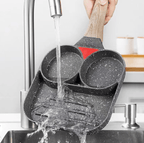 Frigideira Antiaderente Gold Chef 3 em 1 - Não Gruda Nada