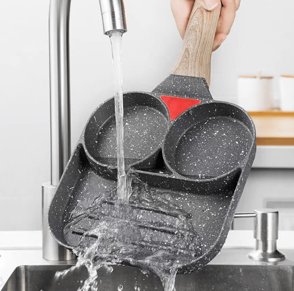 Frigideira Antiaderente Gold Chef 3 em 1 - Não Gruda Nada