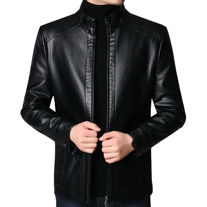 Jaqueta de Couro Legítimo Virenzi - Super Elegante