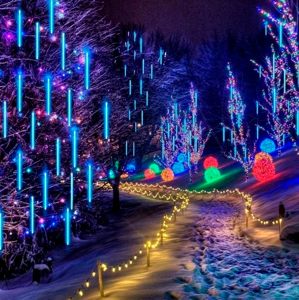 Led Chuva Natalina SolarMax - Decoração de Gramado