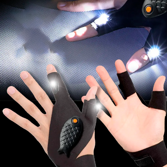 Luva Lanterna Led À Prova D'água - UltraLed