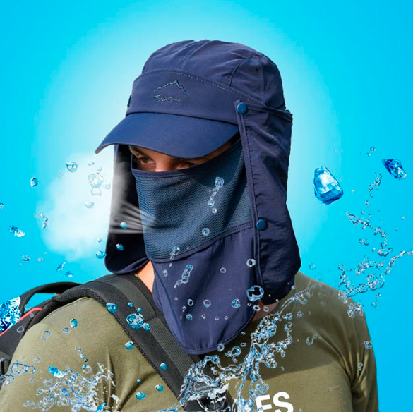Boné Multifuncional Sun Protector - Proteção Completa