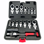 Kit 20 peças Chave Catraca Flex Grip