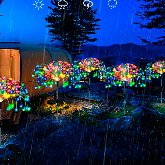 LED Solar Mágico NightGlow - Decoração Americana