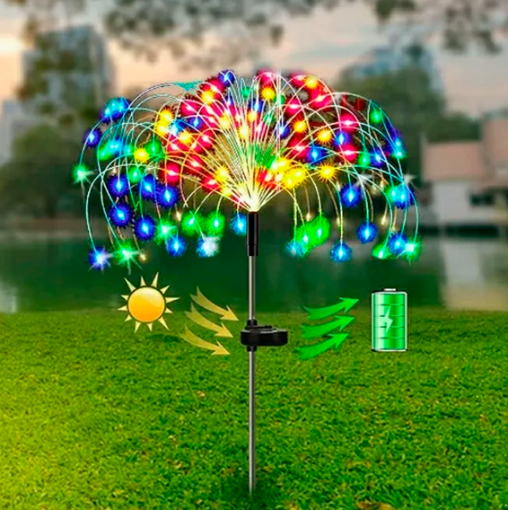 LED Solar Mágico NightGlow - Decoração Americana