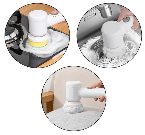 Escova de limpeza Elétrica Portátil 3 em 1 - CleanMax