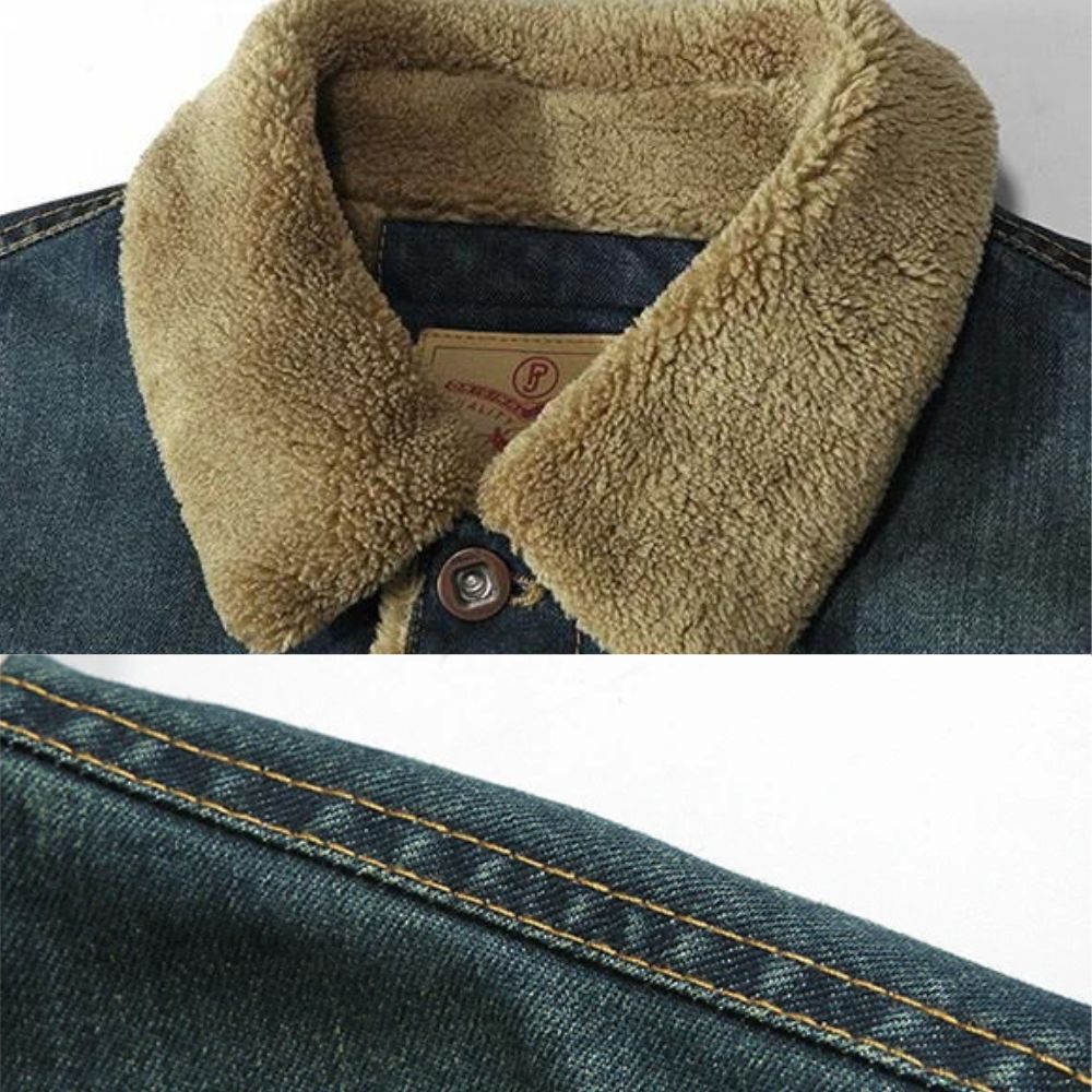 Jaqueta Jeans Masculina Remano Acolchoada