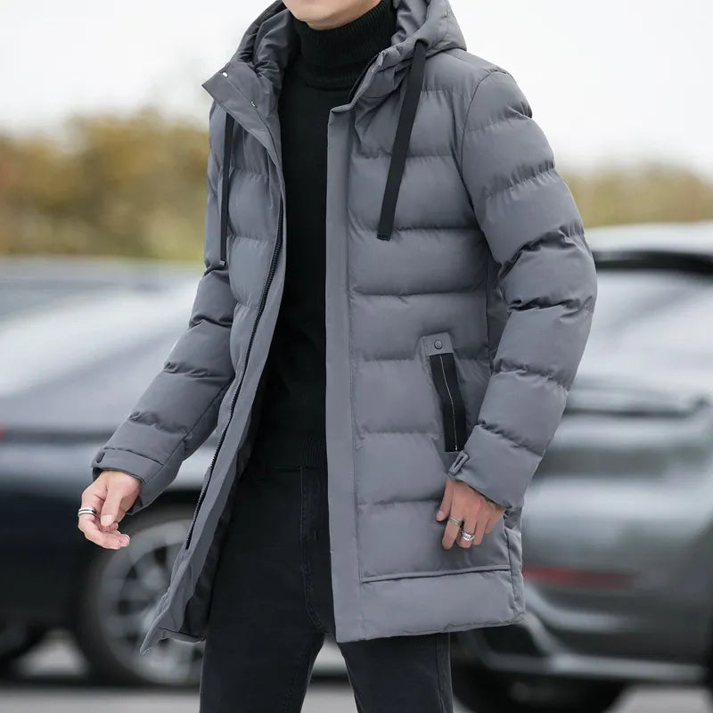 Jaqueta Puffer Masculina Alongada Remano