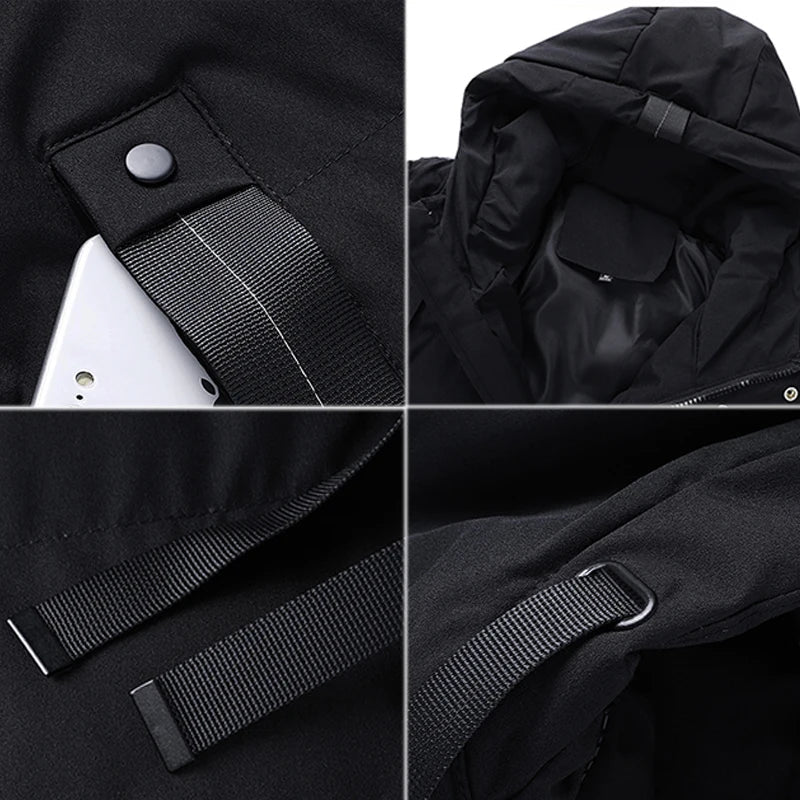 Jaqueta Puffer Masculina Alongada Remano