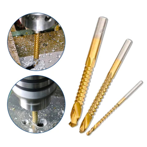 Kit Completo 6 Brocas de Titanium Escalonada