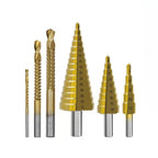 Kit Completo 6 Brocas de Titanium Escalonada