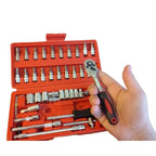 Kit Ferramentas Completo de 46 Peças de Aço com Maleta