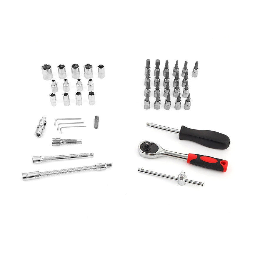 Kit Ferramentas Completo de 46 Peças de Aço com Maleta
