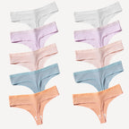 Kit de 10 Calcinhas Sensuais e Confortáveis em Algodão - SoftComfort