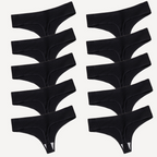 Kit de 10 Calcinhas Sensuais e Confortáveis em Algodão - SoftComfort