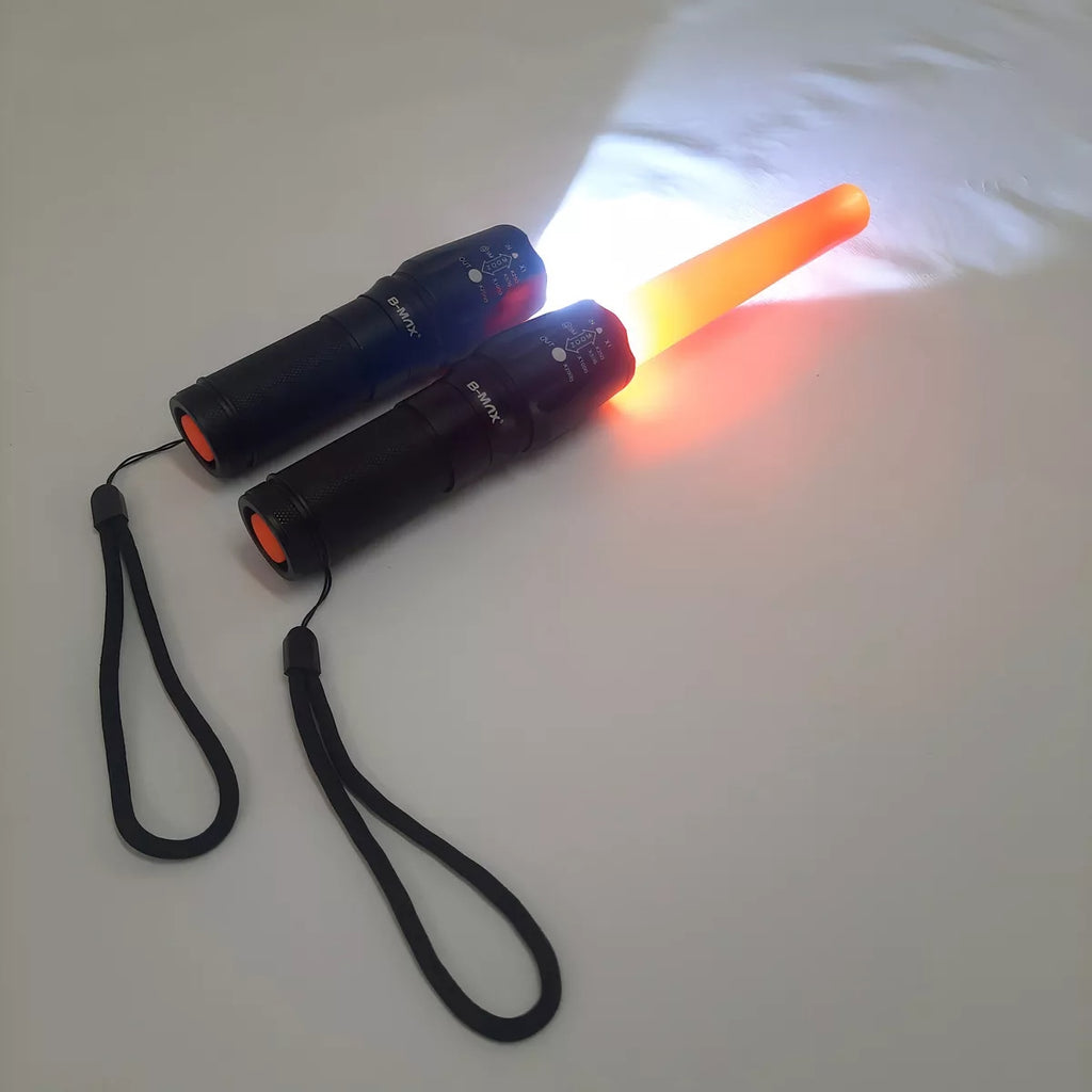 Lanterna Recarregável Tática T900 LED Super Zoom