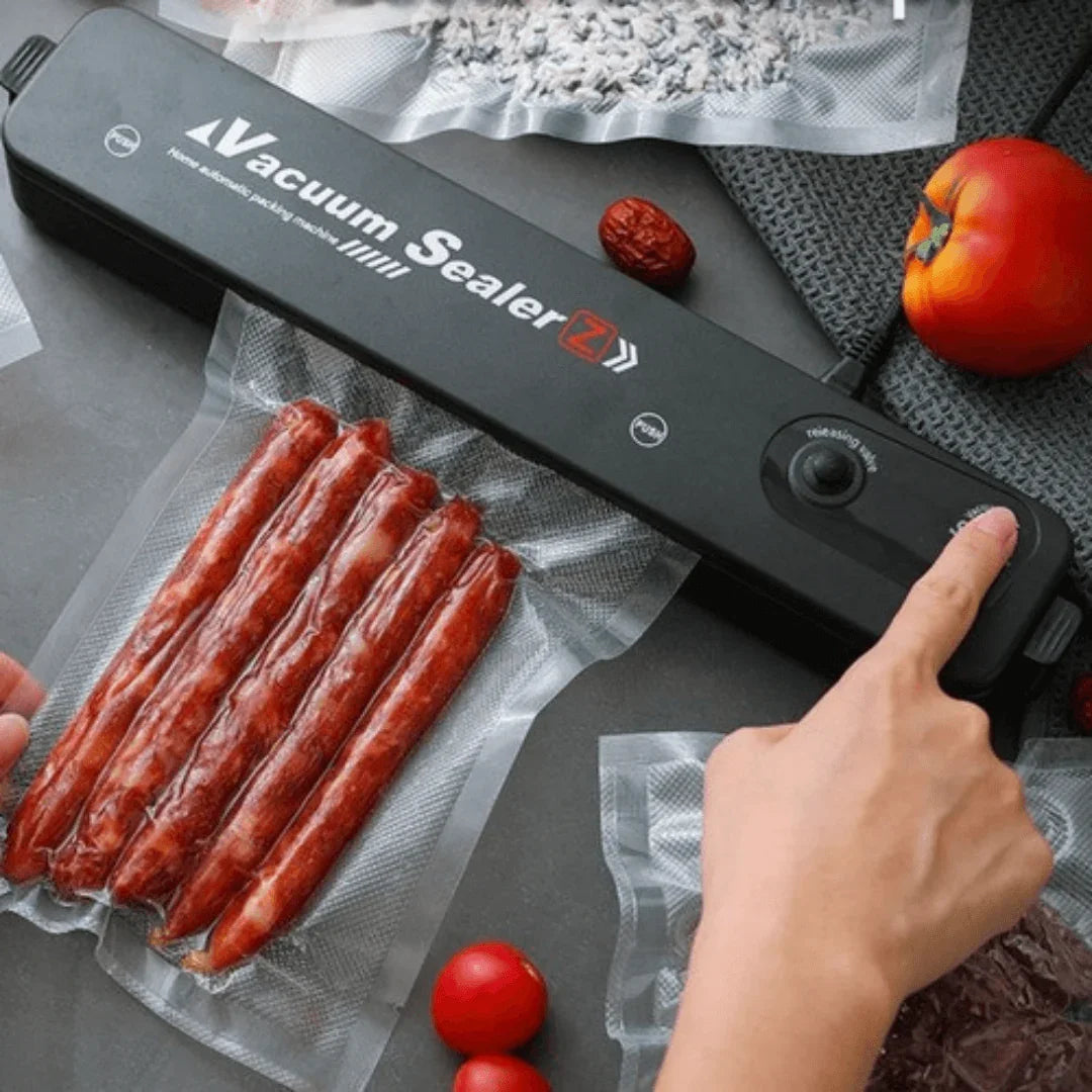 Seladora a Vácuo Automática Portátil - Conserva Alimentos Mais Tempo