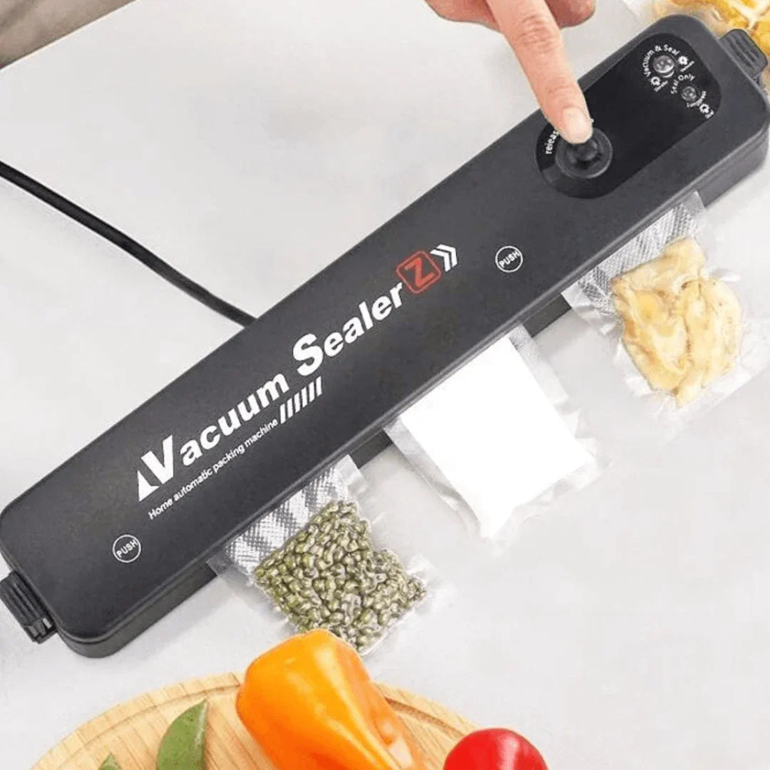 Seladora a Vácuo Automática Portátil - Conserva Alimentos Mais Tempo