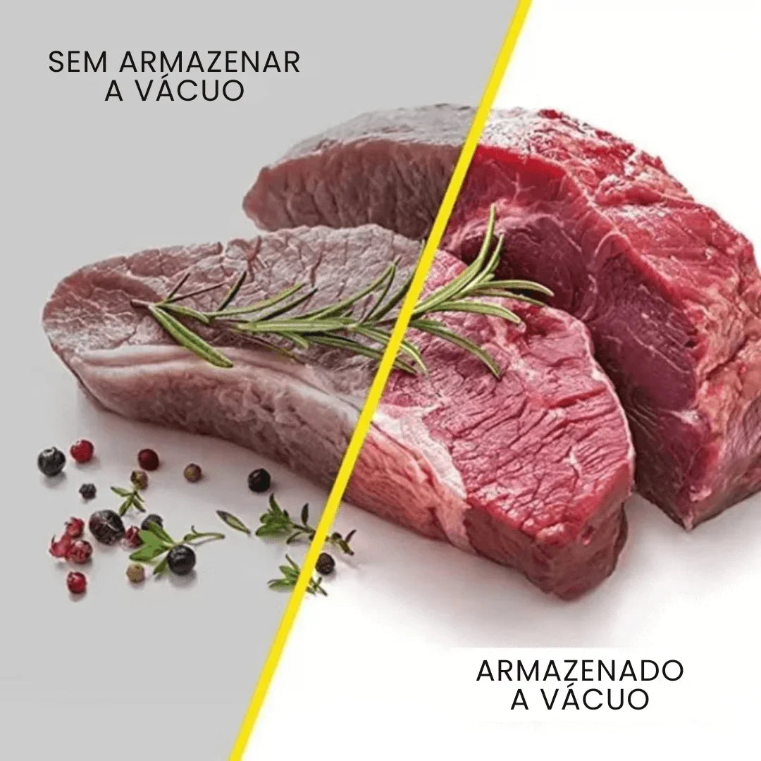 Seladora a Vácuo Automática Portátil - Conserva Alimentos Mais Tempo