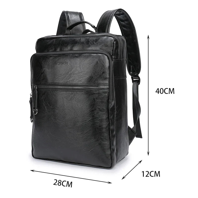 Mochila Executiva em Couro Leather