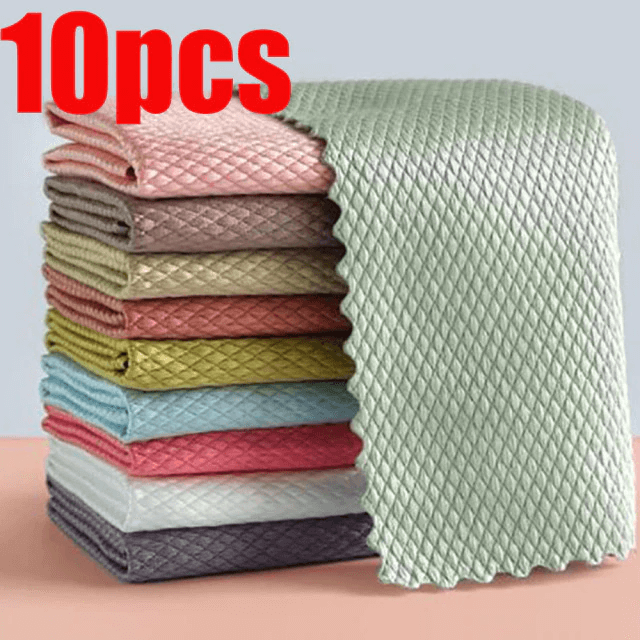 Pano Mágico para Limpeza Multiuso Reutilizável  - Secagem Rápida