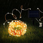 Mangueira de Led com Painel Solar 8 Modos - 5M e 10M