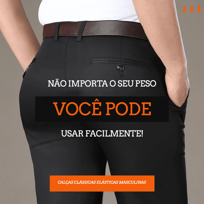 Calça Social Alfaiataria Gentleman - Executiva Premium