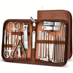 Kit Manicure Profissional MenCare 26 em 1 - Materia em Aço Cirúgico