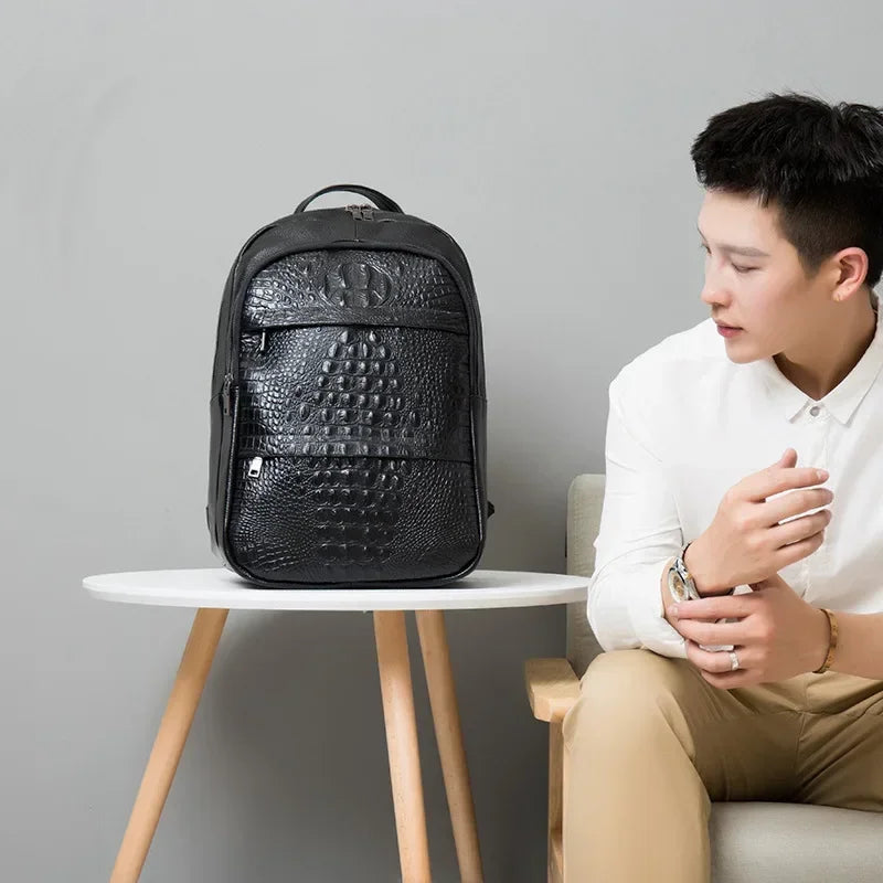 Mochila Executiva em Couro Rustic