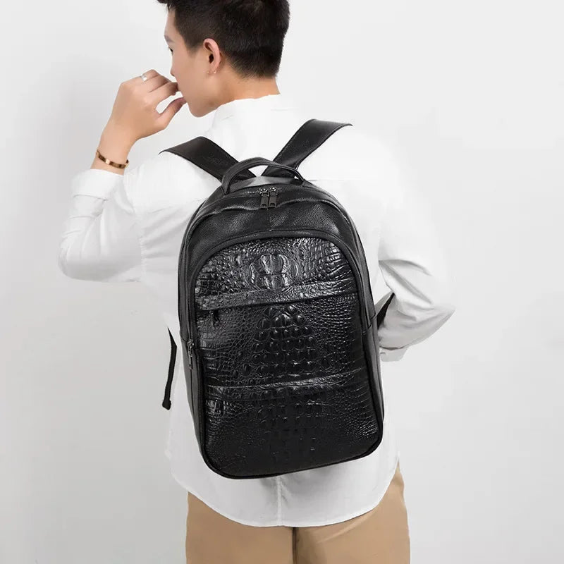 Mochila Executiva em Couro Rustic