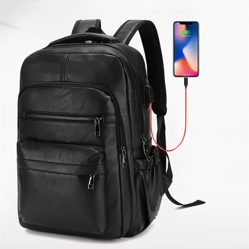 Mochila Executiva em Couro Cargo