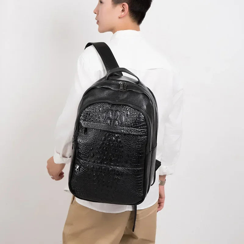 Mochila Executiva em Couro Rustic
