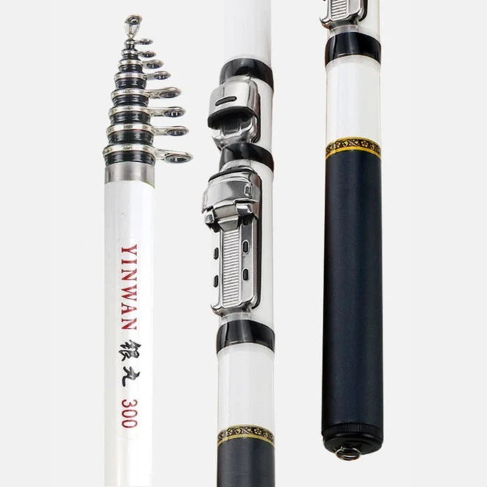 Vara de Pesca Telescópica Ultra Carbon - Super Resistente
