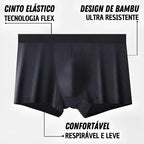 Kit 10 Cuecas de Fibra de Bambu - Ultra Conforto