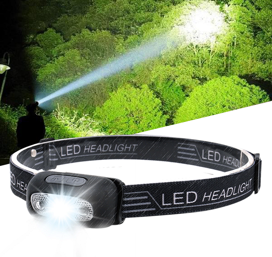 Lanterna de Cabeça HiperFocus - LED recarregável
