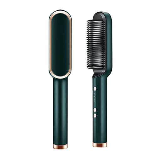 Escova Alisadora e Modeladora Elétrica 5 em 1 Bivolt Profissional
