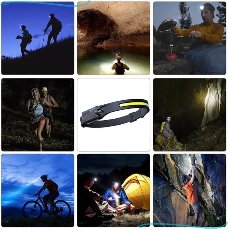 Lanterna de Cabeça Tech Laser - Sensor de Movimento