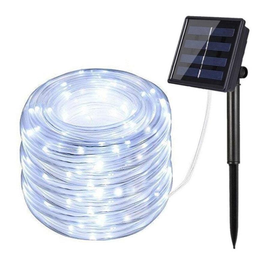 Mangueira de Led com Painel Solar 8 Modos - 5M e 10M