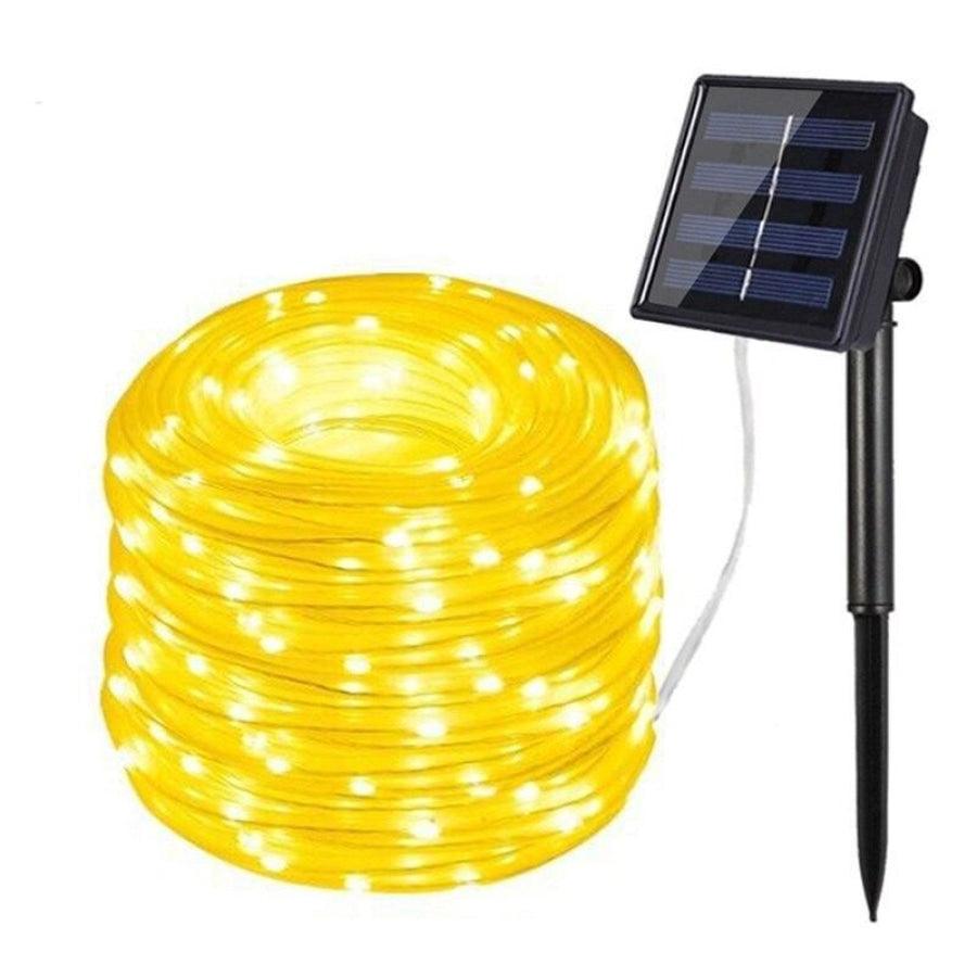 Mangueira de Led com Painel Solar 8 Modos - 5M e 10M