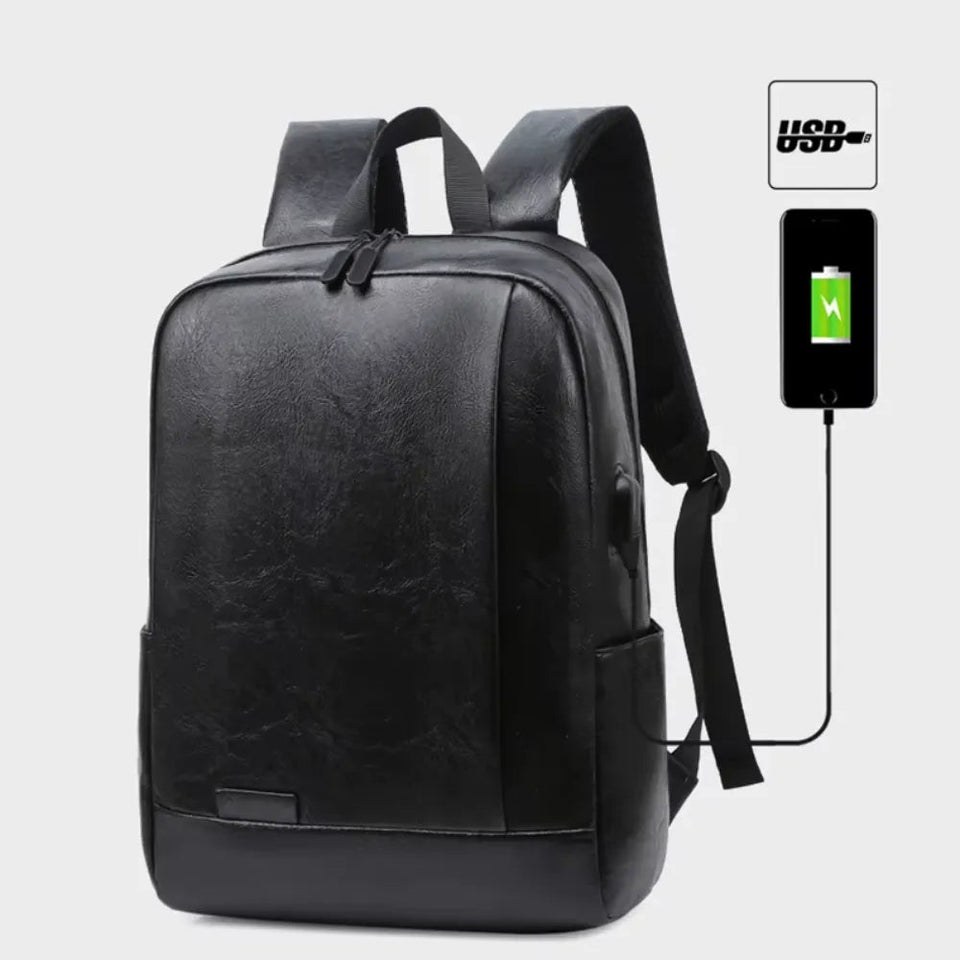 Mochila Executiva em Couro Gear